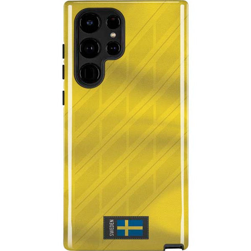 Sweden Soccer Flag Galaxy S22 Ultra Pro Case